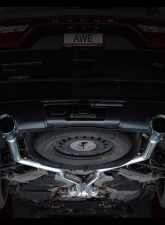 AWE Tuning Track Edition Exhaust | 5" Chrome Silver Tips Dodge Durango 2011-2024                                     - 3020-32575 - Image 9