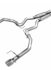 AWE Tuning Track Edition Exhaust | 4.5" Dual Chrome Silver Tips Ford Mustang GT 2024-2024|Ford Mustang GT Premium 2024-2024                                     - 3020-32650 - Image 9
