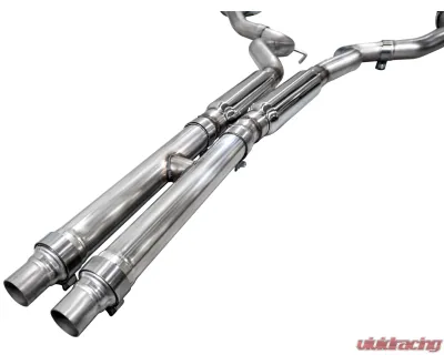 AWE Tuning Track Edition Exhaust | 4.5" Dual Chrome Silver Tips Ford Mustang GT 2024-2024|Ford Mustang GT Premium 2024-2024 - 3020-32650