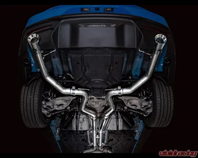AWE Tuning Track Edition Exhaust | 4.5" Dual Chrome Silver Tips Ford Mustang GT 2024-2024|Ford Mustang GT Premium 2024-2024 - 3020-32650