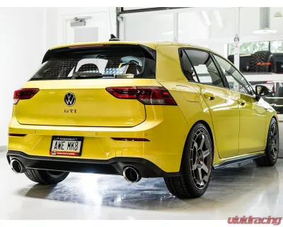 AWE Tuning Track Edition Exhaust | 3" Diameter | 5" Dual Chrome Silver Tips Volkswagen GTI 2022-2024 - 3020-32658