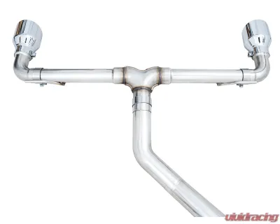 AWE Tuning Track Edition Exhaust | 3" Diameter | 5" Dual Chrome Silver Tips Volkswagen GTI 2022-2024 - 3020-32658