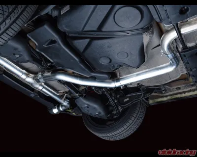 AWE Tuning Track Edition Exhaust | 3" Diameter | 5" Dual Chrome Silver Tips Volkswagen GTI 2022-2024 - 3020-32658
