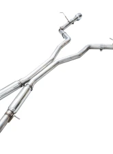 AWE Tuning Track Edition Exhaust | 3" Diameter | 5" Dual Chrome Silver Tips Dodge Durango 2018-2022                                     - 3020-32952 - Image 4