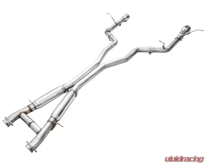 AWE Tuning Track Edition Exhaust | 3" Diameter | 5" Dual Chrome Silver Tips Dodge Durango 2018-2022 - 3020-32952