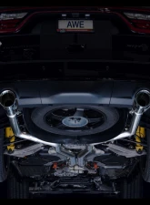 AWE Tuning Track Edition Exhaust | 3" Diameter | 5" Dual Chrome Silver Tips Dodge Durango 2018-2022                                     - 3020-32952 - Image 7