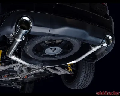 AWE Tuning Track Edition Exhaust | 3" Diameter | 5" Dual Chrome Silver Tips Dodge Durango 2018-2022 - 3020-32952
