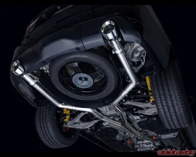 AWE Tuning Track Edition Exhaust | 3" Diameter | 5" Dual Chrome Silver Tips Dodge Durango 2018-2022 - 3020-32952