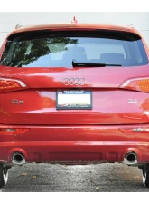 AWE Tuning Non-Resonated Downpipe-Back Exhaust | 2.5" Diameter | 4" Dual Diamond Black Tips Audi Q5 2009-2012                                     - 3020-33022 - Image 2