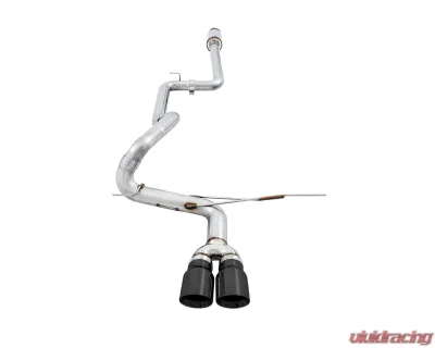 AWE Tuning Track Edition Cat Back Exhaust | 3" Diameter | 4" Dual Diamond Black Tips Ford Focus ST 2013-2018 - 3020-33036