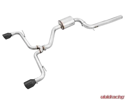 AWE Tuning Track Edition Exhaust | 3" Diameter | 4" Dual Diamond Black Tips Volkswagen GTI 2018-2021 - 3020-33046