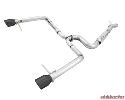 AWE Tuning Track Edition Exhaust | 3" Diameter | 4" Dual Diamond Black Tips Volkswagen Golf SportWagen 2017-2019 - 3020-33048