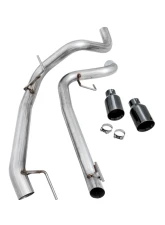 AWE Tuning Tailpipe Conversion Kit | 3" Diameter | 5" Diamond Black Tips (AWE Tuning 2FG/1FG required) Ford F-150 Raptor 2017-2020                                     - 3020-33050 - Image 2