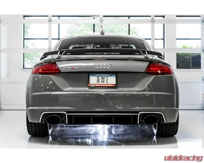 AWE Tuning Track Edition Exhaust | 3" Diameter | 7" Dual Diamond Black RS-Style Tips Audi TT RS Quattro 2018-2023 - 3020-33062