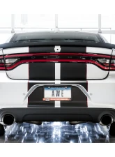 AWE Tuning Touring Edition Exhaust | 3" Diameter | 4.5" Dual Diamond Black Tips Dodge Charger Daytona 2017-2018|Dodge Charger R/T 2019-2023                                     - 3020-33074 - Image 4