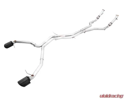 AWE Tuning Track Edition Exhaust | Non-Resonated | 3" Diameter | 7.4" Dual Diamond Black RS-Style Tips Audi RS5 2021-2024 - 3020-33123