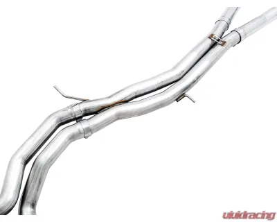 AWE Tuning Track Edition Exhaust | Non-Resonated | 3" Diameter | 7.4" Dual Diamond Black RS-Style Tips Audi RS5 2021-2024 - 3020-33123
