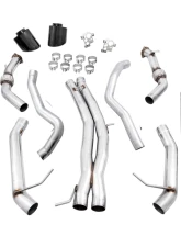 AWE Tuning Track Edition Exhaust | Non-Resonated | 3" Diameter | 7.4" Dual Diamond Black RS-Style Tips Audi RS5 Sportback 2021-2024                                     - 3020-33124 - Image 3