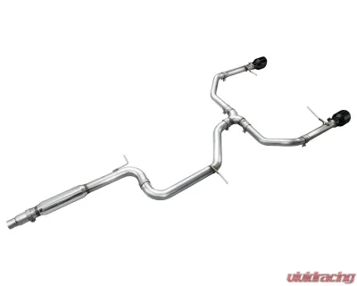AWE Tuning Track Edition Exhaust Diamond Black Tips Volkswagen Jetta GLI 2022-2026 - 3020-33275