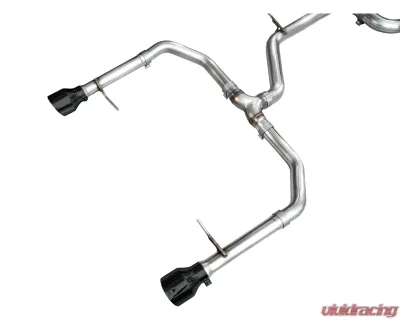 AWE Tuning Track Edition Exhaust Diamond Black Tips Volkswagen Jetta GLI 2022-2026 - 3020-33275