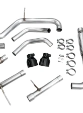 AWE Tuning Track Edition Exhaust Diamond Black Tips Volkswagen Jetta GLI 2022-2026                                     - 3020-33275 - Image 5