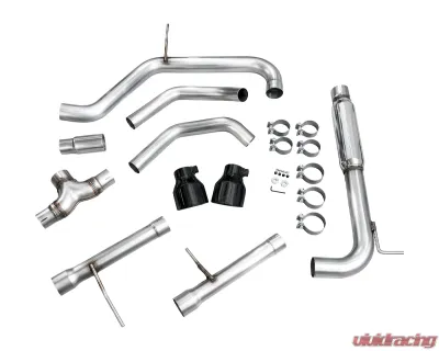 AWE Tuning Track Edition Exhaust Diamond Black Tips Volkswagen Jetta GLI 2022-2026 - 3020-33275