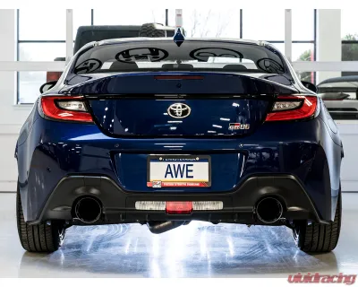 AWE Tuning Track Edition Exhaust | 3" Diameter | 5" Dual Diamond Black Tips Subaru BRZ|Toyota 86|GR86|Scion FR-S 2013-2015 - 3020-33279