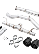 AWE Tuning Track Edition Exhaust | 3" Diameter | 5" Dual Diamond Black Tips Subaru BRZ|Toyota 86|GR86|Scion FR-S 2013-2015                                     - 3020-33279 - Image 6