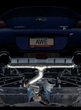 AWE Tuning Track Edition Exhaust | 3" Diameter | 5" Dual Diamond Black Tips Subaru BRZ|Toyota 86|GR86|Scion FR-S 2013-2015                                     - 3020-33279 - Image 7