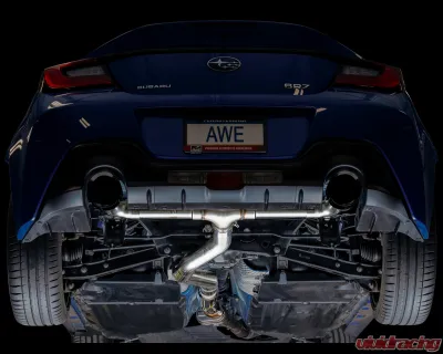 AWE Tuning Track Edition Exhaust | 3" Diameter | 5" Dual Diamond Black Tips Subaru BRZ|Toyota 86|GR86|Scion FR-S 2013-2015 - 3020-33279