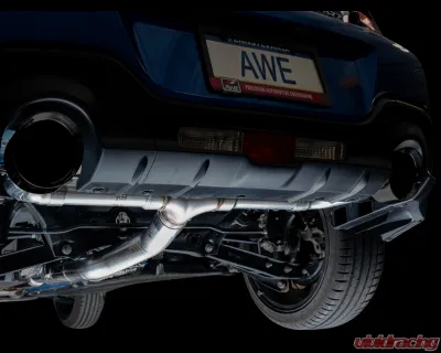 AWE Tuning Track Edition Exhaust | 3" Diameter | 5" Dual Diamond Black Tips Subaru BRZ|Toyota 86|GR86|Scion FR-S 2013-2015 - 3020-33279