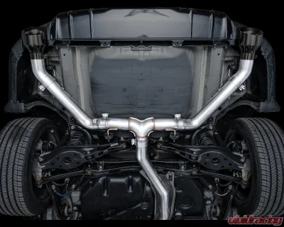 AWE Tuning Track Edition Exhaust | 3" Diameter | 5" Dual Diamond Black Tips Acura Integra|Honda Civic Si 2022-2025 - 3020-33331