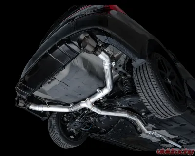 AWE Tuning Track Edition Exhaust | 3" Diameter | 5" Dual Diamond Black Tips Acura Integra|Honda Civic Si 2022-2025 - 3020-33331