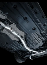 AWE Tuning Track Edition Exhaust | 3" Diameter | 5" Dual Diamond Black Tips Acura Integra|Honda Civic Si 2022-2025                                     - 3020-33331 - Image 6