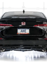 AWE Tuning Track Edition Exhaust | 3" Diameter | 5" Dual Diamond Black Tips Acura Integra|Honda Civic Si 2022-2025                                     - 3020-33331 - Image 7