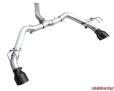 AWE Tuning Track Edition Exhaust | 3" Diameter | 5" Dual Diamond Black Tips Acura Integra|Honda Civic Si 2022-2025 - 3020-33331