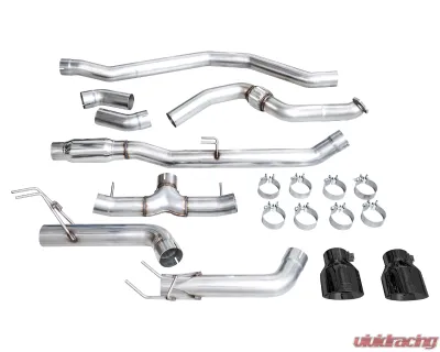 AWE Tuning Track Edition Exhaust | 3" Diameter | 5" Dual Diamond Black Tips Acura Integra|Honda Civic Si 2022-2025 - 3020-33331