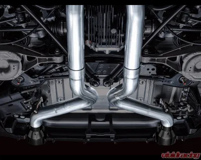 AWE Tuning Track Edition Exhaust | 3" Diameter | 5" Dual Diamond Black Tips Nissan Z 2023-2025 - 3020-33400