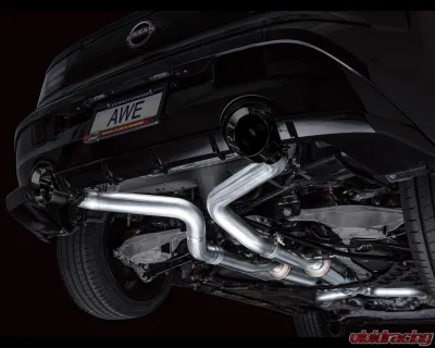 AWE Tuning Track Edition Exhaust | 3" Diameter | 5" Dual Diamond Black Tips Nissan Z 2023-2025 - 3020-33400
