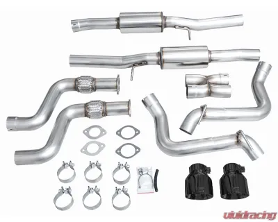 AWE Tuning Track Edition Exhaust | 3" Diameter | 5" Dual Diamond Black Tips Nissan Z 2023-2025 - 3020-33400