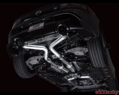 AWE Tuning Track Edition Exhaust | 3" Diameter | 5" Dual Diamond Black Tips Nissan Z 2023-2025 - 3020-33400
