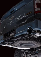 AWE Tuning 0FG Non-Resonated Cat Back | 3" Diameter | 5" Dual Diamond Black Tips Ford F-150 Tremor 2021-2025                                     - 3020-33402 - Image 2