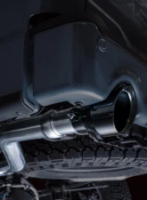 AWE Tuning 0FG Non-Resonated Cat Back | 3" Diameter | 5" Dual Diamond Black Tips Ford F-150 Tremor 2021-2025                                     - 3020-33402 - Image 4