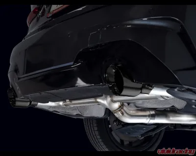 AWE Tuning Track Edition Axle Back Exhaust for BMW 330i/430i | 3" Diameter | 4.5" Dual Black Tips - 3020-33429