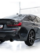AWE Tuning Track Edition Axle Back Exhaust for BMW 330i/430i | 3" Diameter | 4.5" Dual Black Tips                                     - 3020-33429 - Image 4