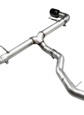 AWE Tuning Track Edition Axle Back Exhaust for BMW 330i/430i | 3" Diameter | 4.5" Dual Black Tips                                     - 3020-33429 - Image 5