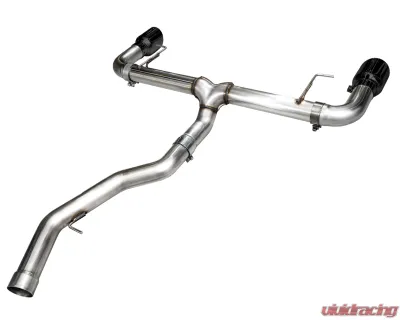 AWE Tuning Track Edition Axle Back Exhaust for BMW 330i/430i | 3" Diameter | 4.5" Dual Black Tips - 3020-33429