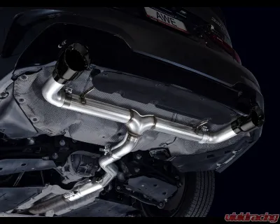 AWE Tuning Track Edition Axle Back Exhaust for BMW 330i/430i | 3" Diameter | 4.5" Dual Black Tips - 3020-33429