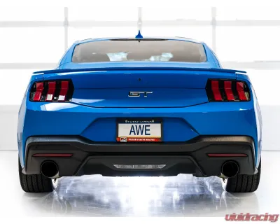 AWE Tuning Track Edition Exhaust | 4.5" Dual Diamond Black Tips Ford Mustang GT 2024-2024|Ford Mustang GT Premium 2024-2024 - 3020-33650