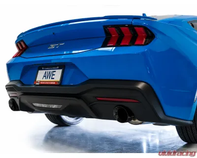 AWE Tuning Track Edition Exhaust | 4.5" Dual Diamond Black Tips Ford Mustang GT 2024-2024|Ford Mustang GT Premium 2024-2024 - 3020-33650